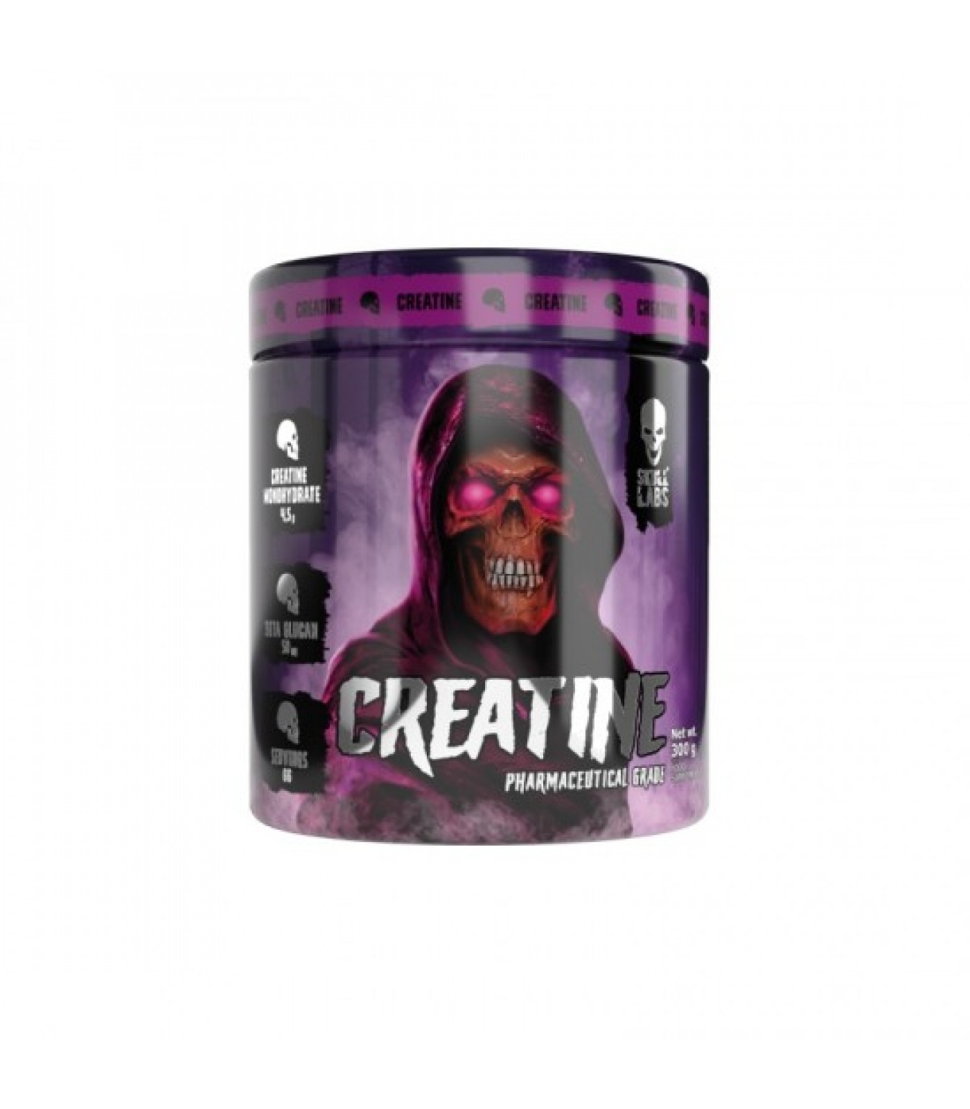 Skull Labs Creatine Monohydrate Powder | Pharmaceutical Grade with Beta-Glucan  300 гр​